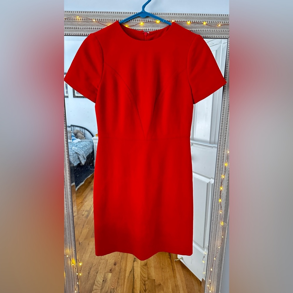 Banana Republic Orange-Red Professional dress